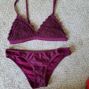 Xhiliration juniors 2 piece bathing suit